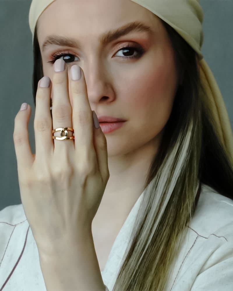 انگشتر امگا تک گره