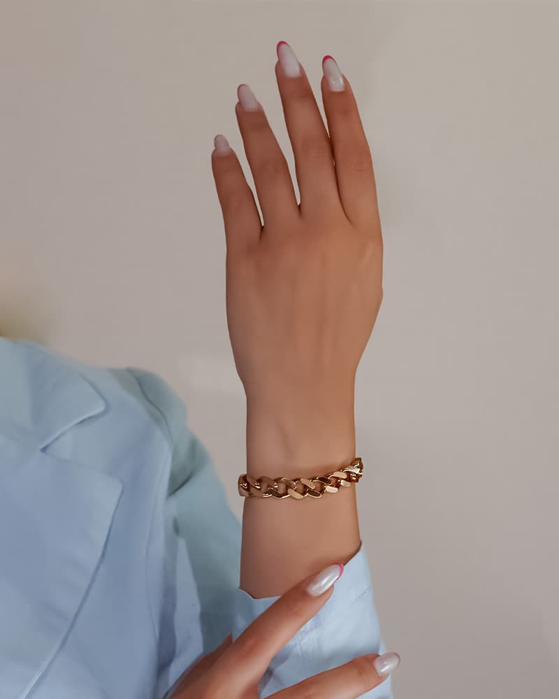 دستبند کارتیه صفحه تخت